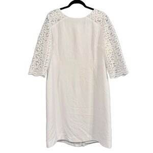 Preston & York Ivory Lace Sleeve Dress Size 18